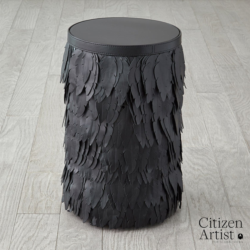 Global Views Emily Martini Table - Black
