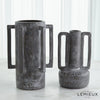 Global Views Normandie and Bretagne Vase - Dark Grey