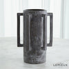 Global Views Normandie and Bretagne Vase - Dark Grey