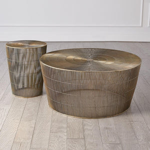 Global Views Adige Antique Brass Coffee Table