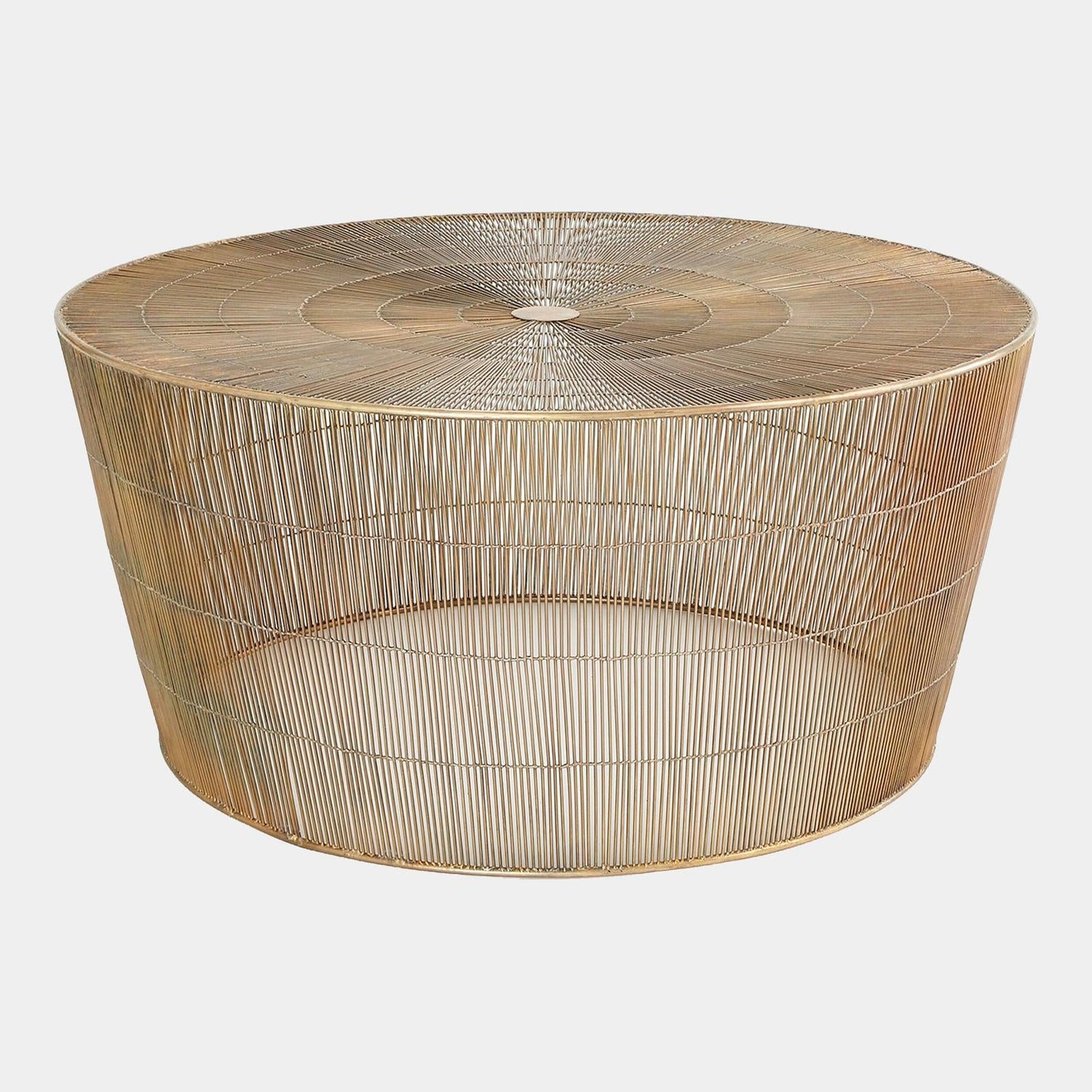 Global Views Adige Antique Brass Coffee Table