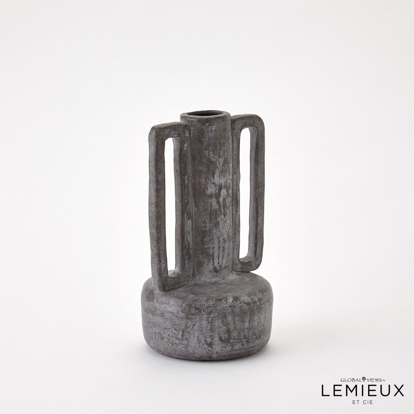 Global Views Normandie and Bretagne Vase - Dark Grey
