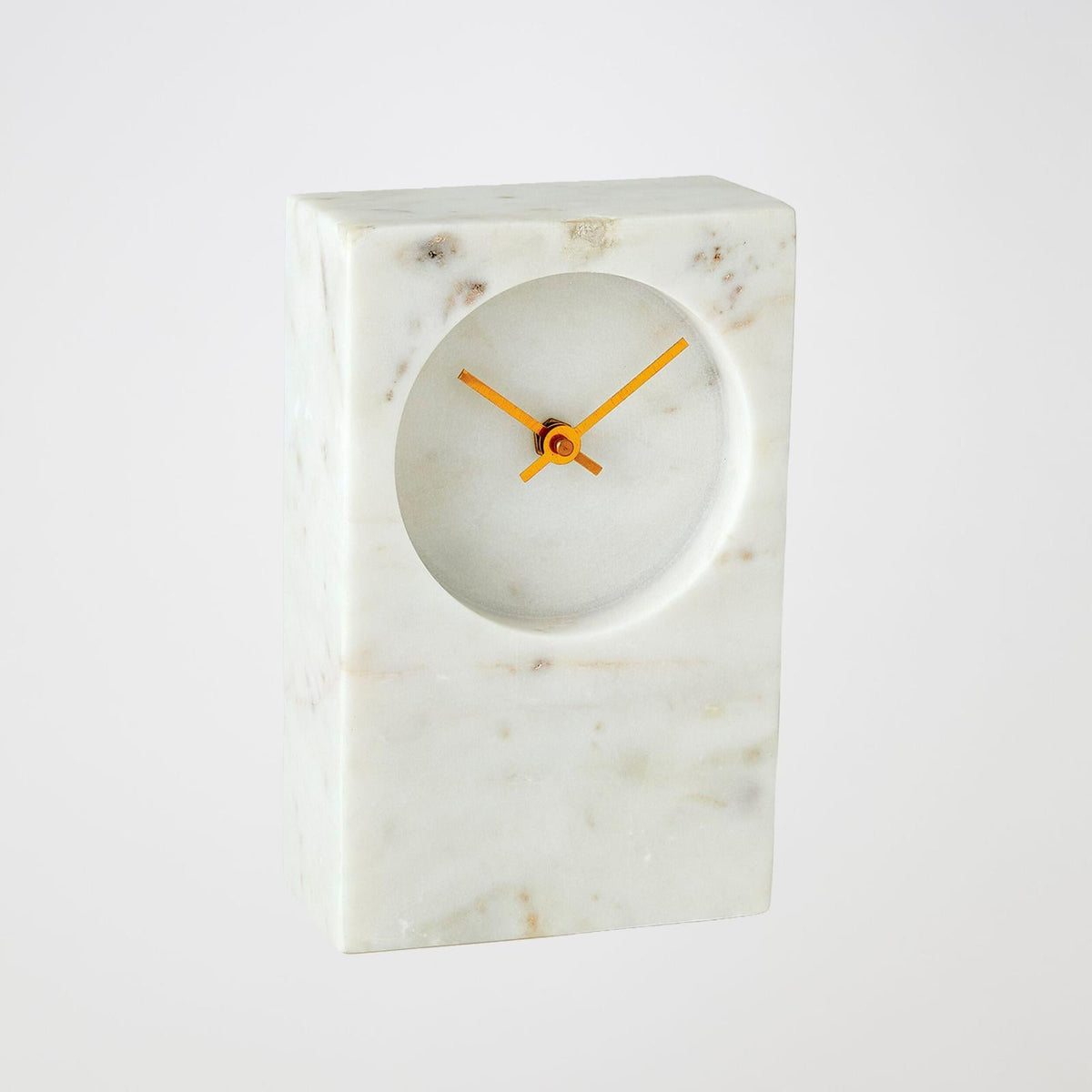 Global Views Marble Tower Clock