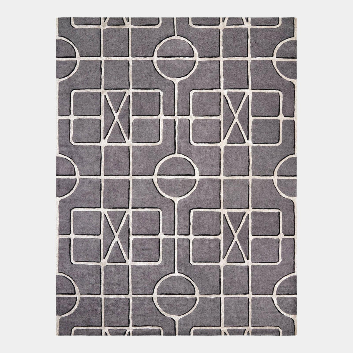 Global Views Indigo Charcoal Gate Rug