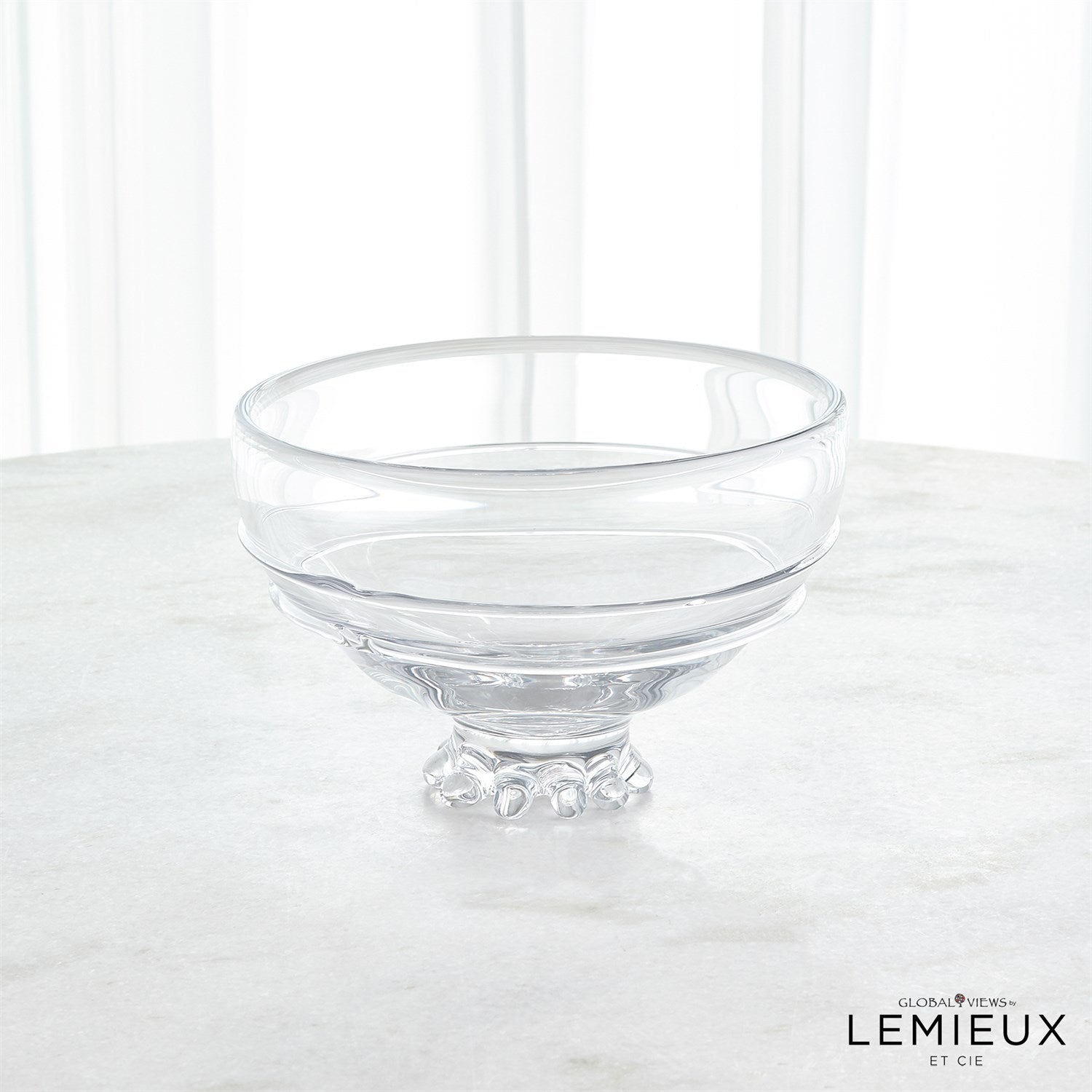 Global Views Verre Lisse Collection - Clear