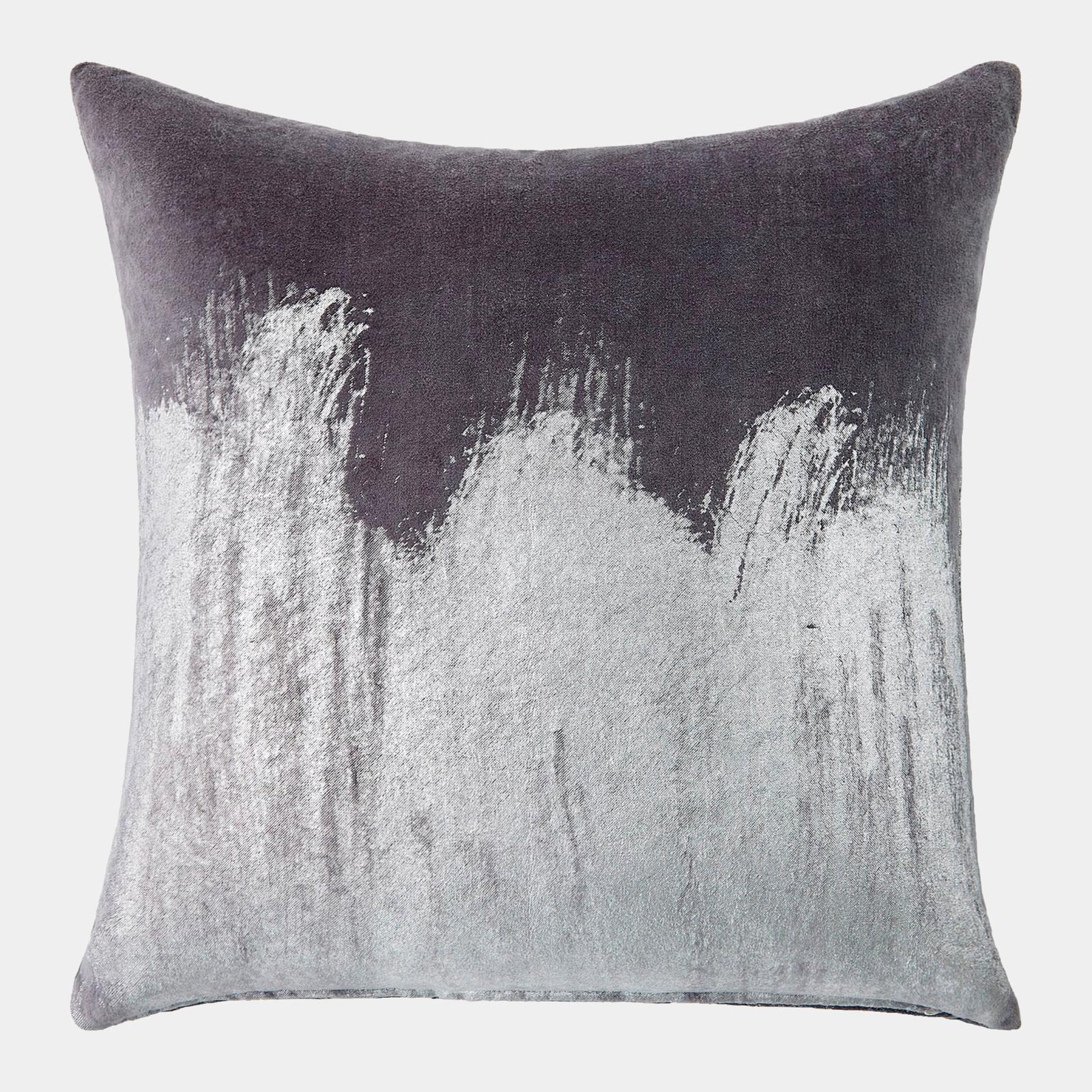 Global Views Thunder Pillow Silver Leaf