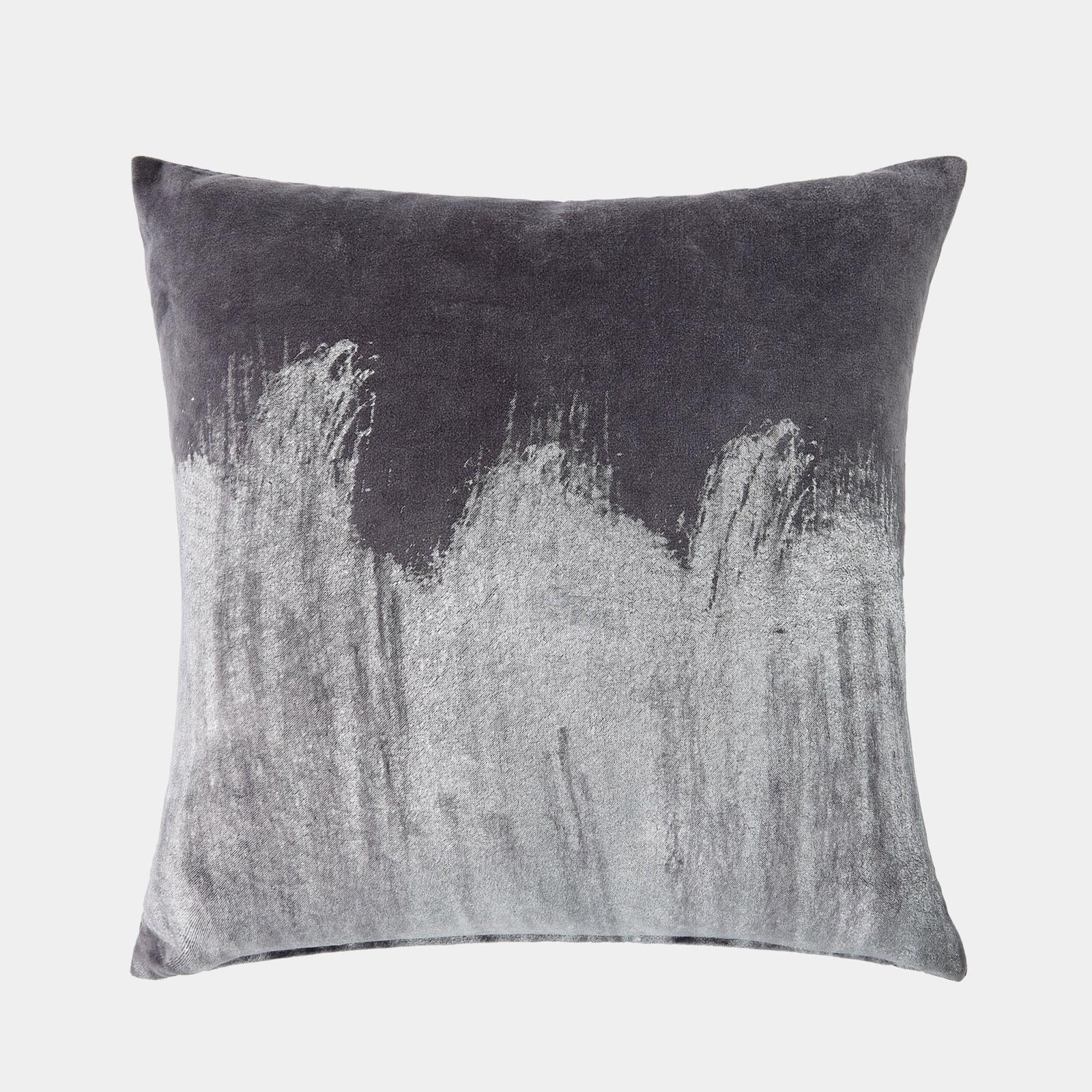 Global Views Thunder Pillow Silver Leaf