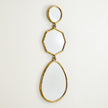 Global Views Julie Shiny Brass Mirror