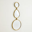 Global Views Julie Shiny Brass Mirror