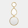 Global Views Julie Shiny Brass Mirror