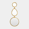 Global Views Julie Shiny Brass Mirror