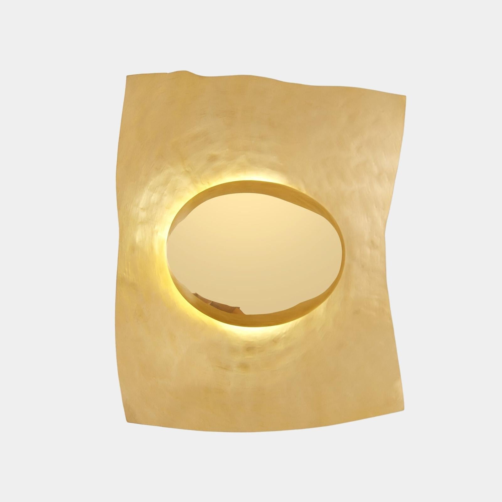Global Views Sunrise Brass Wall Sconce