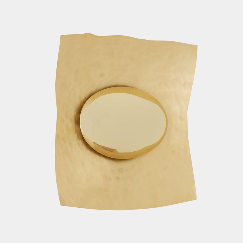 Global Views Sunrise Brass Wall Sconce