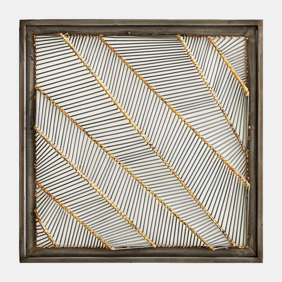 Global Views Shaddox Natural Iron and Smokey Bronze Wall Panel