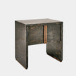 Global Views Bjorn Horn Black Inlay Bedside Table