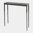Global Views Forrester Blackened Flamed Marble Console