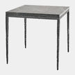 Global Views Forrester Blackened Flamed Marble Side Table