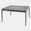 Global Views Forrester Blackened Flamed Marble Cocktail Table