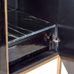 Global Views Bjorn Horn Black Inlay Bar Cabinet