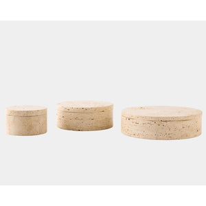 Global Views Girare Travertine Box