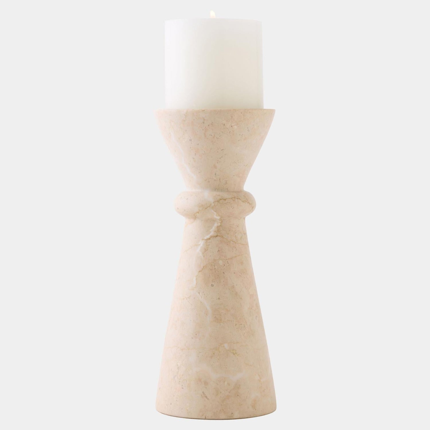 Global Views Botticino Candle Holder