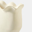 Global Views Frill White Vase