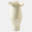 Global Views Frill White Vase