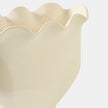Global Views Frill White Vase