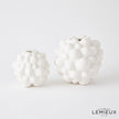 Global Views Bubble Vase - Volcanic White