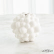 Global Views Bubble Vase - Volcanic White