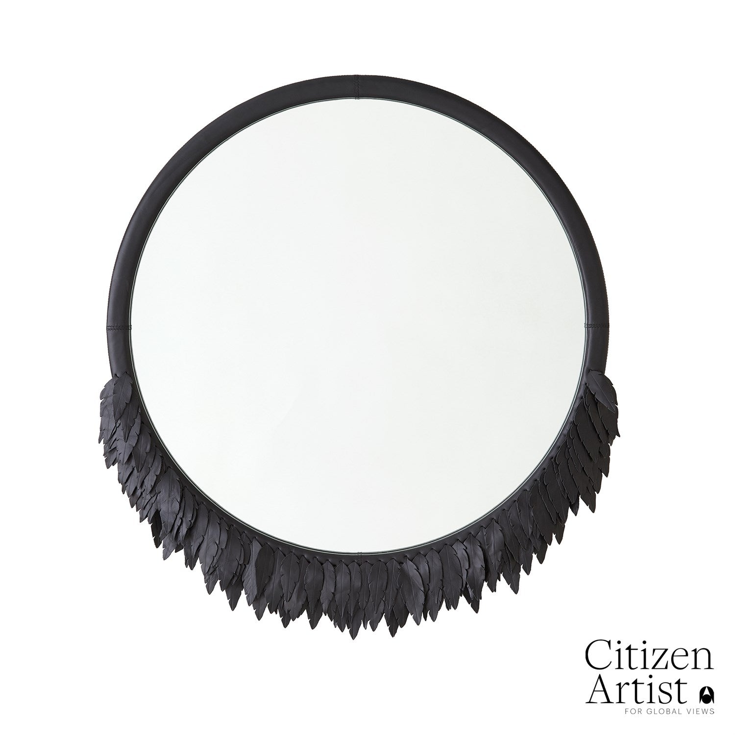 Global Views Emily Mirror - Black