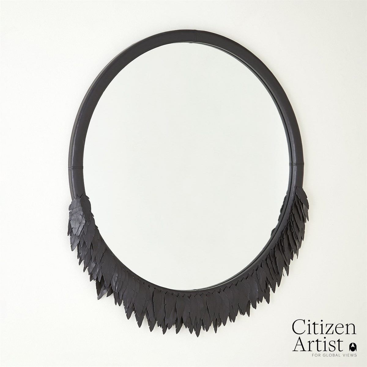 Global Views Emily Mirror - Black