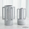 Global Views Normandie and Bretagne Vase - Light Grey