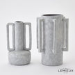 Global Views Normandie and Bretagne Vase - Light Grey