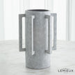 Global Views Normandie and Bretagne Vase - Light Grey