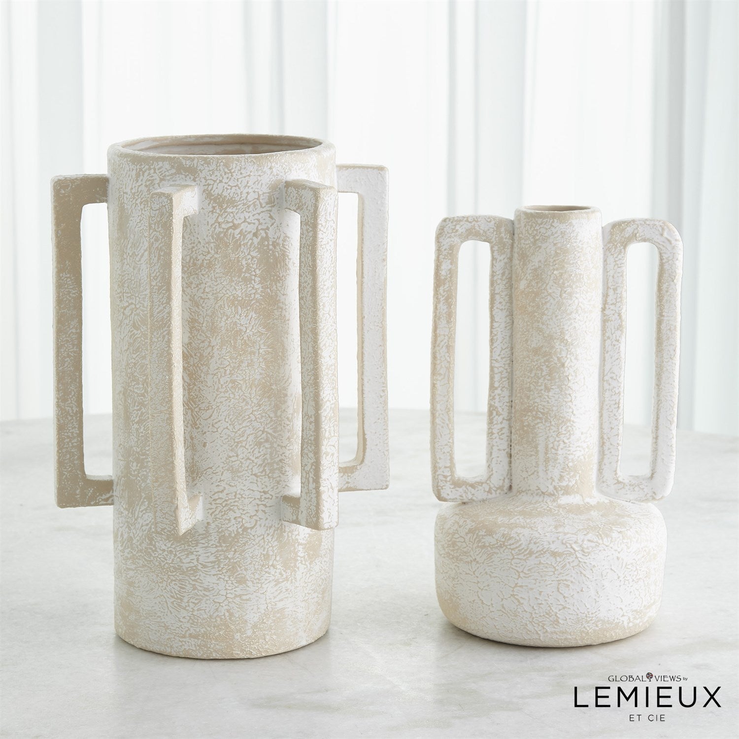Global Views Normandie and Bretagne Vase - Natural