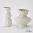 Global Views Etienne Vase - Volcanic White