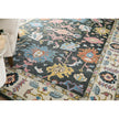 Feizy Springfield 8A47F Traditional Floral & Botanical Rug in Gray/Ivory/Blue