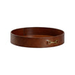 Chelsea House Leather Small Metal Tray