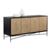 Sunpan Algarve Sideboard - Black / Champagne Gold