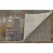 Feizy Clio 39LWF Modern Abstract in Ivory/Gray/Brown