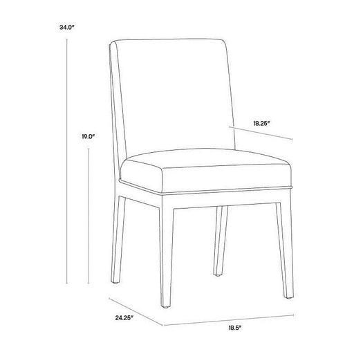 Sunpan Sofia Dining Chair - Set of 2