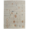 Feizy Kasbah 69G1F Transitional Moroccan Rug in Tan/Orange/Gray
