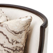 Michael Amini Belmont Place Accent Chair - Cream/Espresso