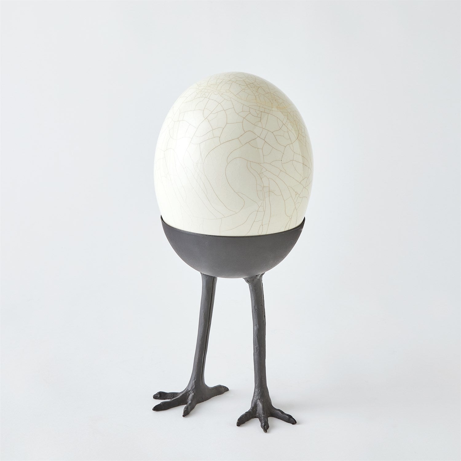 Global Views Ostrich Egg on Legs