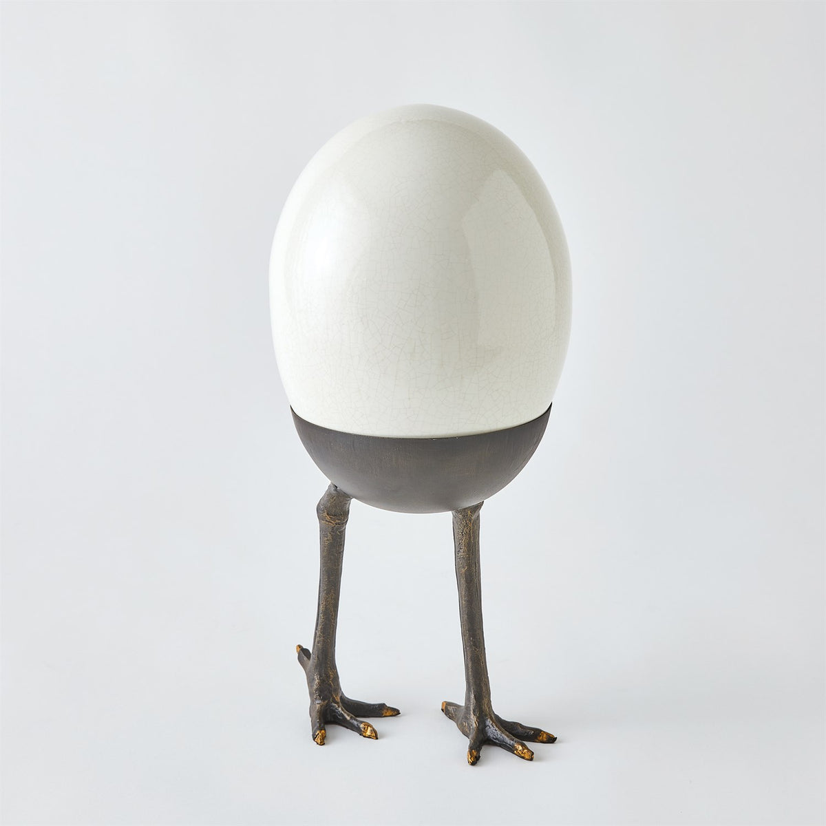 Global Views Ostrich Egg on Legs
