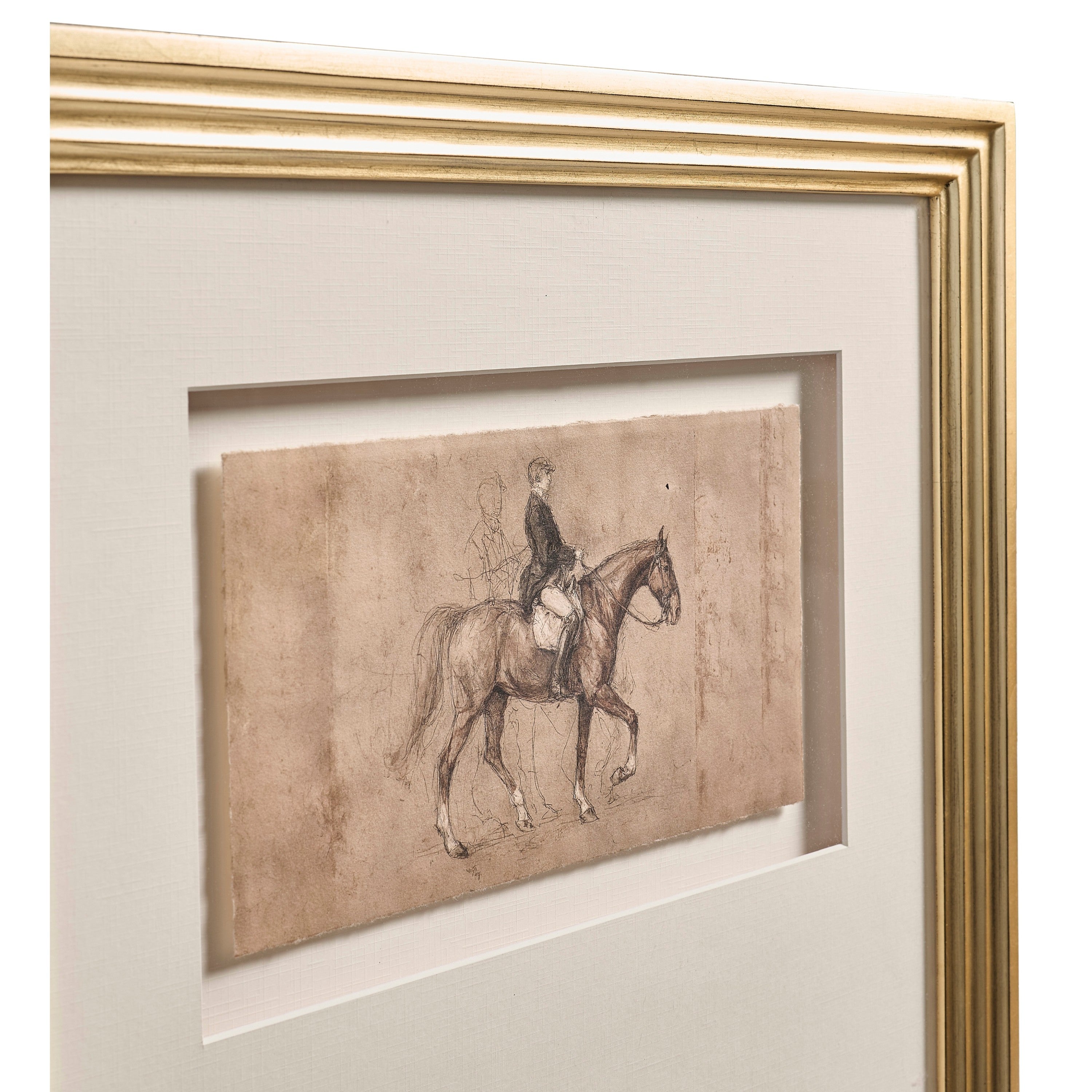 Jonathan Charles Equestrian Lines in Motion - Set of 4