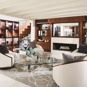 Global Views Scribble Rug - Grey/Ivory