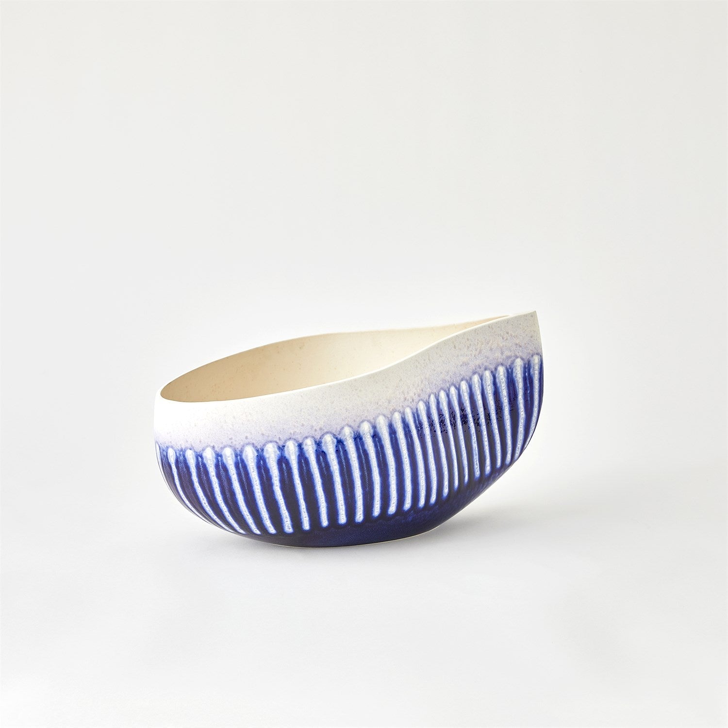 Global Views Giant Cobalt Teardrop Bowl