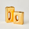 Global Views Matte Gold Oh Yes Vase